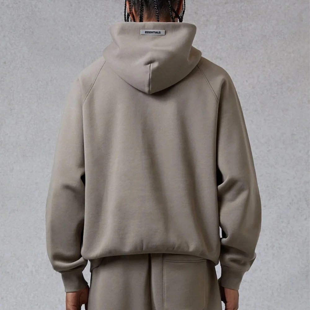 ESSENTIALS fear of god Hoodie in Taupe / Beige | Large | Great Condition | - Picture 6 of 10